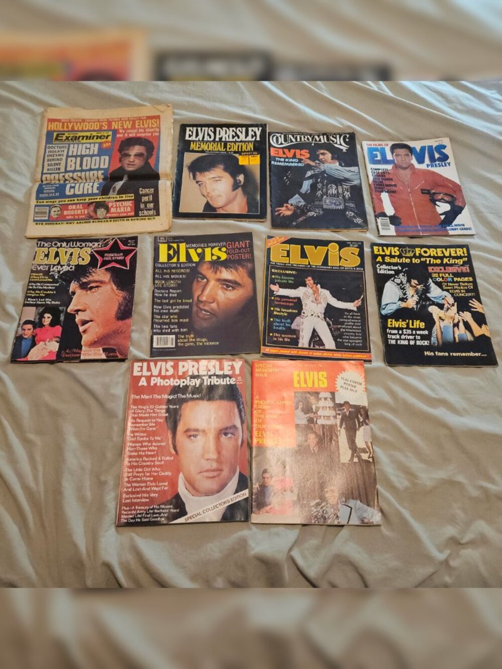 Elvis Presley Magazine Collection from 1970s
